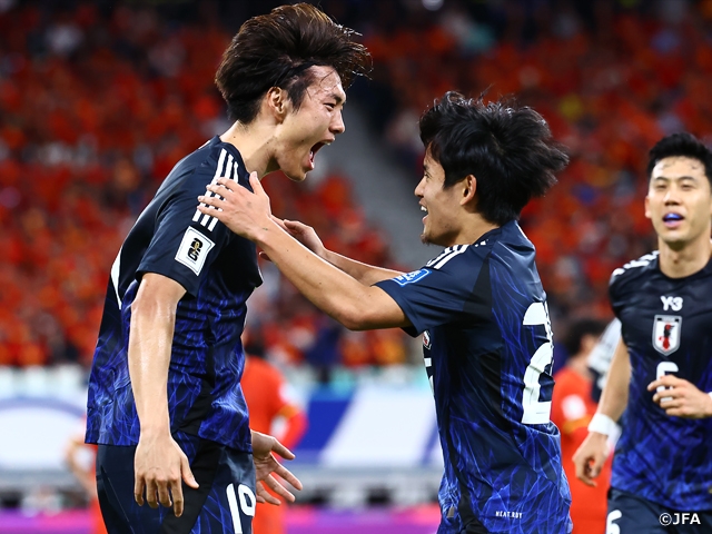 【Match Report】SAMURAI BLUE、完全アウェーの厦門で中国を撃破！　首位独走で北中米ワールドカップ出場へ王手！