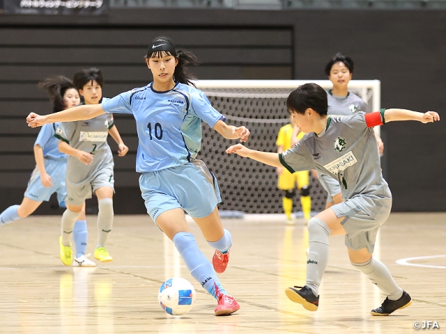 JFA 第15回全日本U-15女子フットサル選手権大会が開幕。ベスト4進出チームが決定