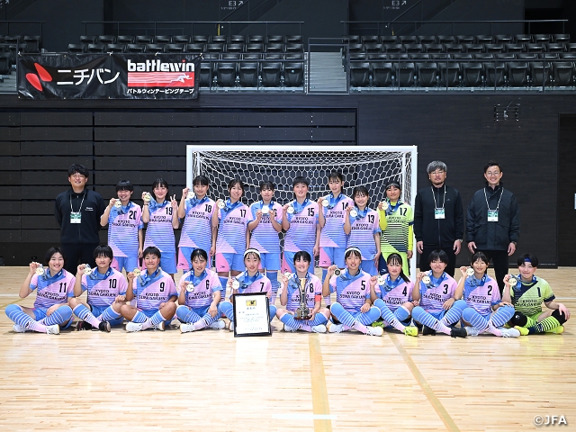 京都精華学園中学校が初優勝に輝く！　JFA 第15回全日本U-15女子フットサル選手権大会