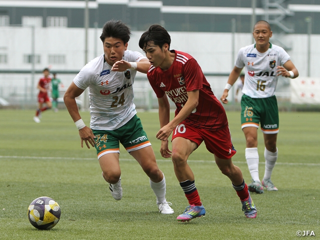 流経大柏が青森山田に逆転勝ち　高円宮杯 JFA U-18サッカープレミアリーグ 2025 第9節
