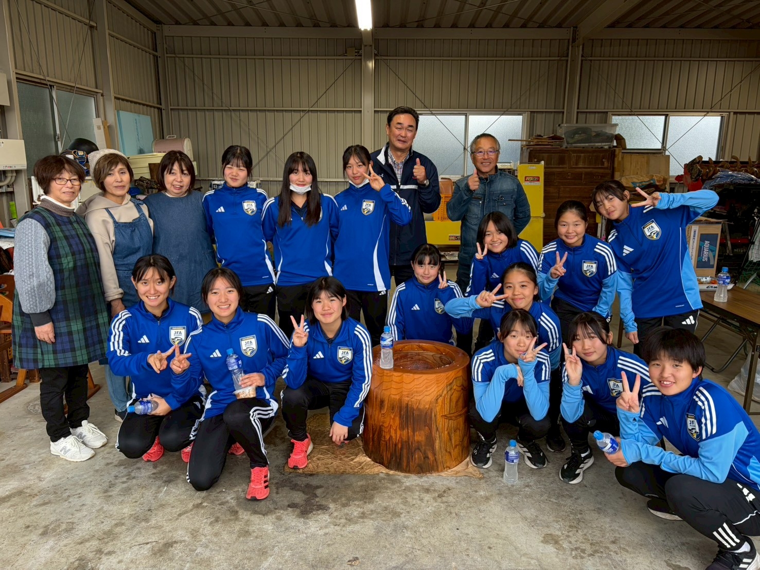 中学生　餅つき体験