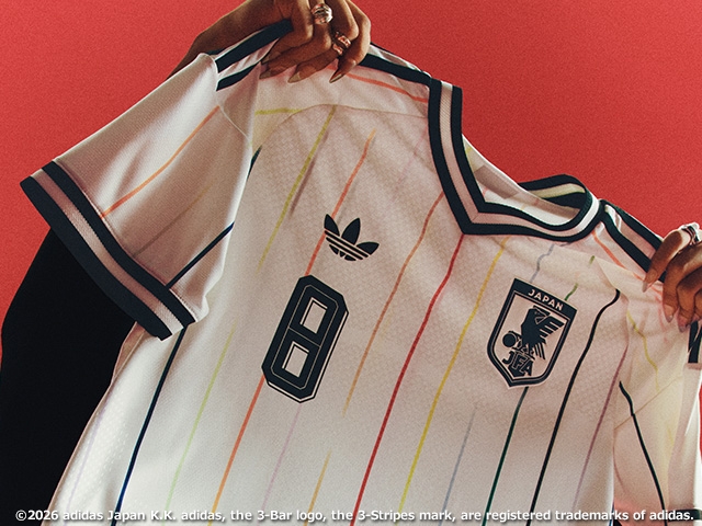 アディダス「サッカー日本代表 2026 アウェイ ユニフォーム」 が完成　コンセプトは「COLORS（カラーズ）」  - 水平線のその先へ。もっと、自由に。 -