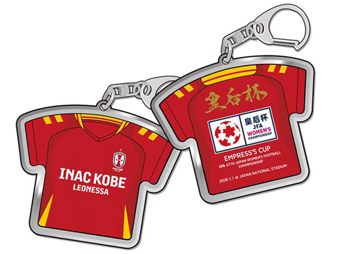 ユニフォームキーホルダー(INAC神戸レオネッサ)/1,000円(税込)