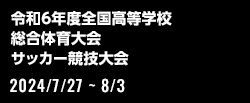 令和6年度全国高等学校総合体育大会サッカー競技大会