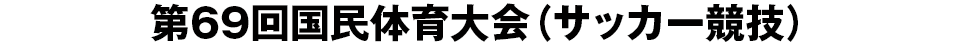 第69回国民体育大会（サッカー競技）