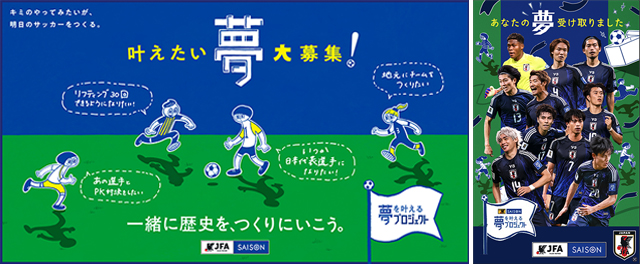 サッカーに関する夢募集！